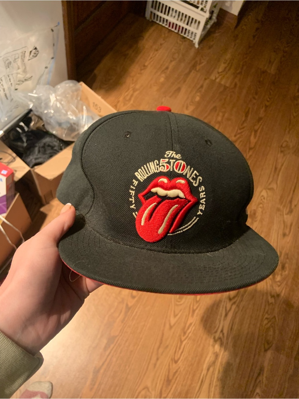 The Rolling Stones 50th Anniversary "Fifty Years" Embroidered SnapBack hat